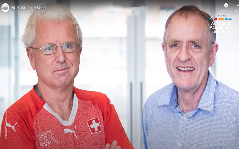 2019 Florey Next Generation Award Winners Professors David Vaux and Andreas Strasser