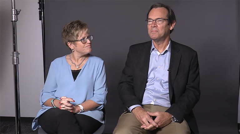 CSL Behring Vice President of Clinical Development Operations Deirdre BeVard and Jim Kremidas, Executive Director of the Association of Clinical Research Professionals