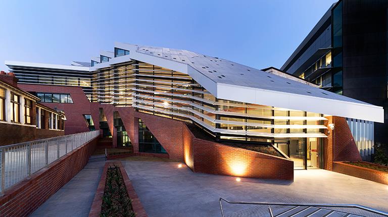 The Nancy Mills Building at the University of Melbourne, Australia's newly-expanded Bio21 Molecular Science and Biotechnology Institute houses the CSL Global Research and Translational Medicine Hub.