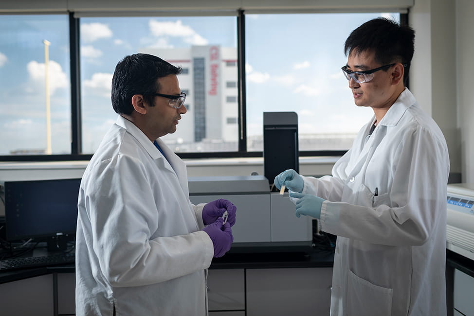 Scientists at CSL Behring Kankakee, Illinois, manufacturing site