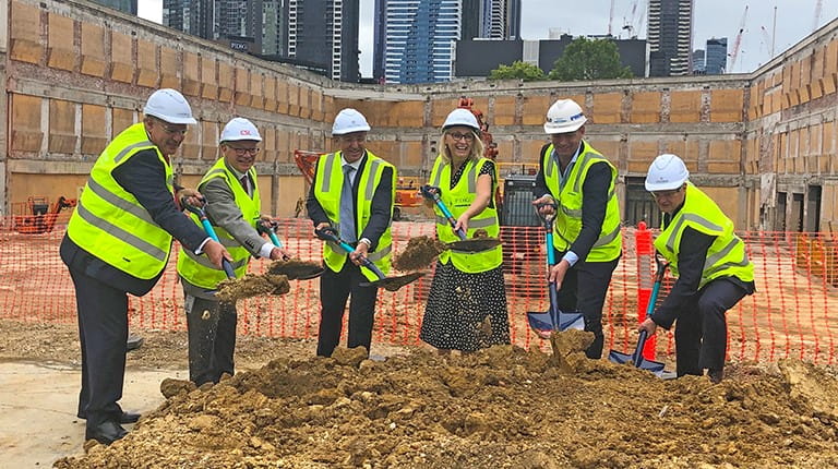 Sod turned at new CSL HQ in Australia