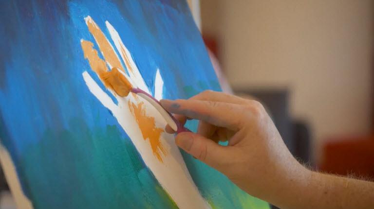 Darryl uses art therapy to reflect on his CIDP diagnosis