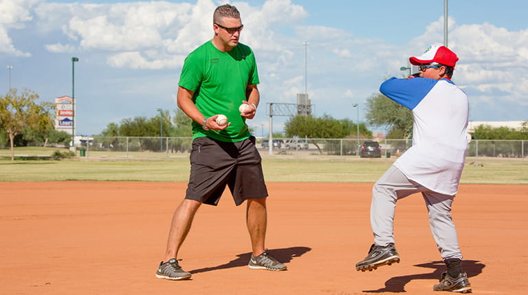 Jesse Schrader, baseball pitcher with hemophilia at CSL Behring's Gettin' in the Game Junior National Championship