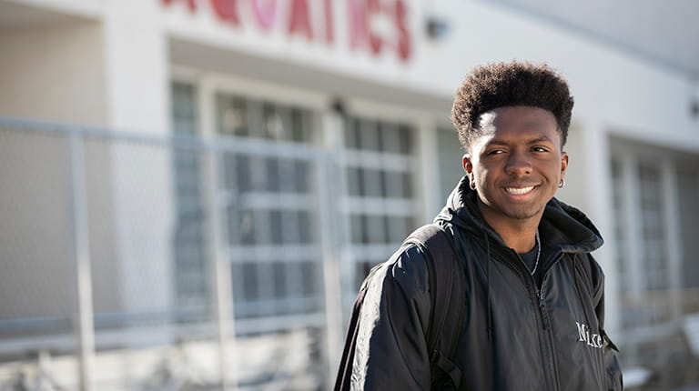 Hemophilia patient Michael Joshua will be attending college next year.