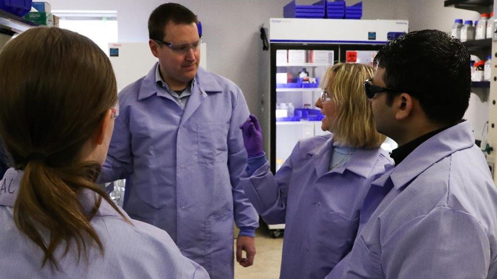 Scientists at University City Science Center lab in Philadelphia