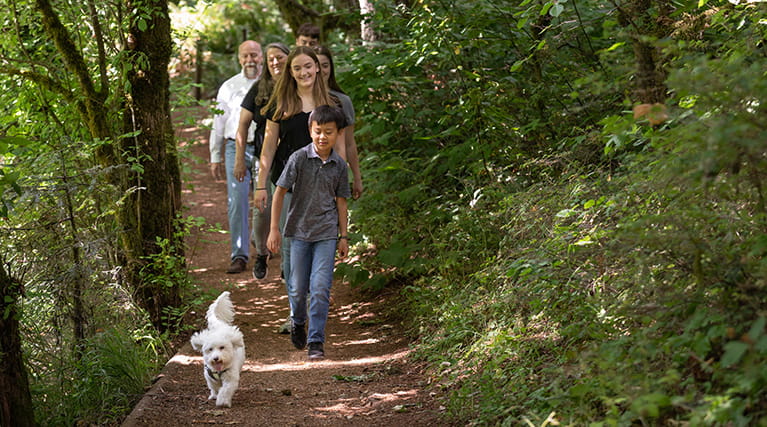Smith family takes a hike 