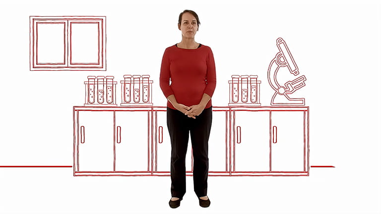 Screengrab from CSL's video highlighting women in STEM and biotechnology