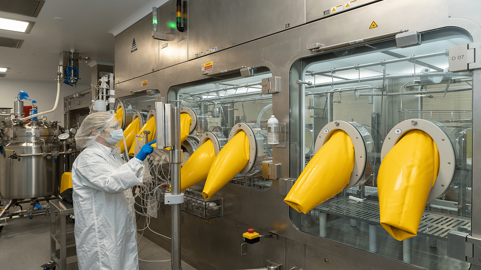 Expanded fill and finish manufacturing area at Seqirus Holly Springs.