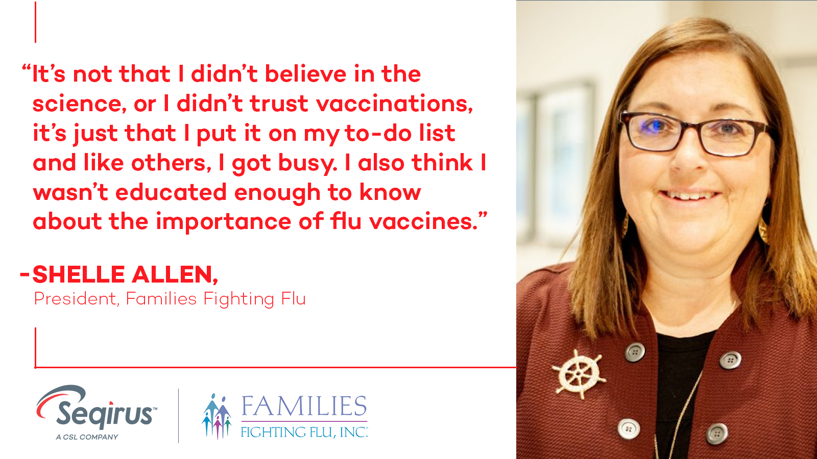 Shelle Allen, President of Families Fighting Flu, shares her family's encounter with influenza.