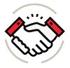 Shaking hands icon