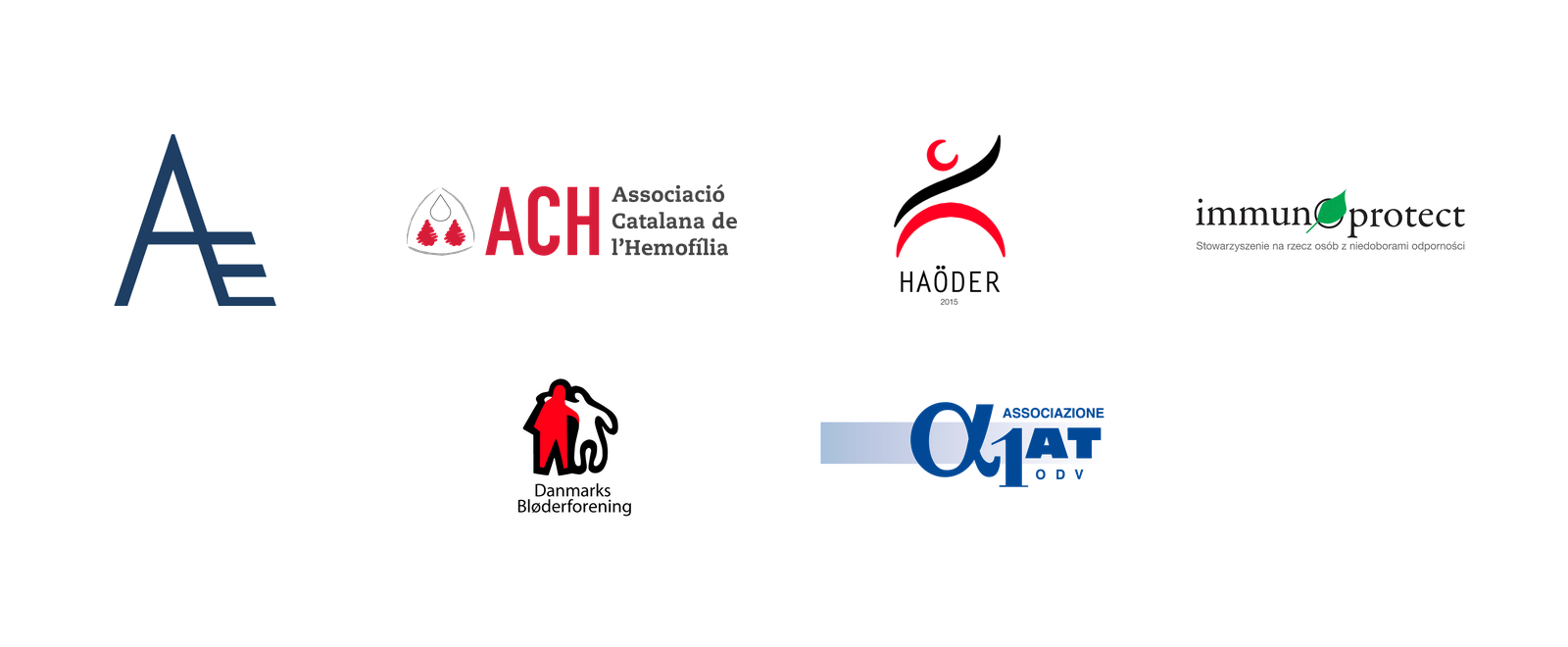 Image showing Logos of 6 organizations who were awarded CSL European LEAD Grants in 2025