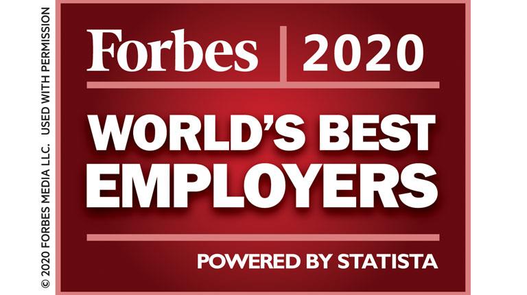 Forbes 2020 World's Best Employers