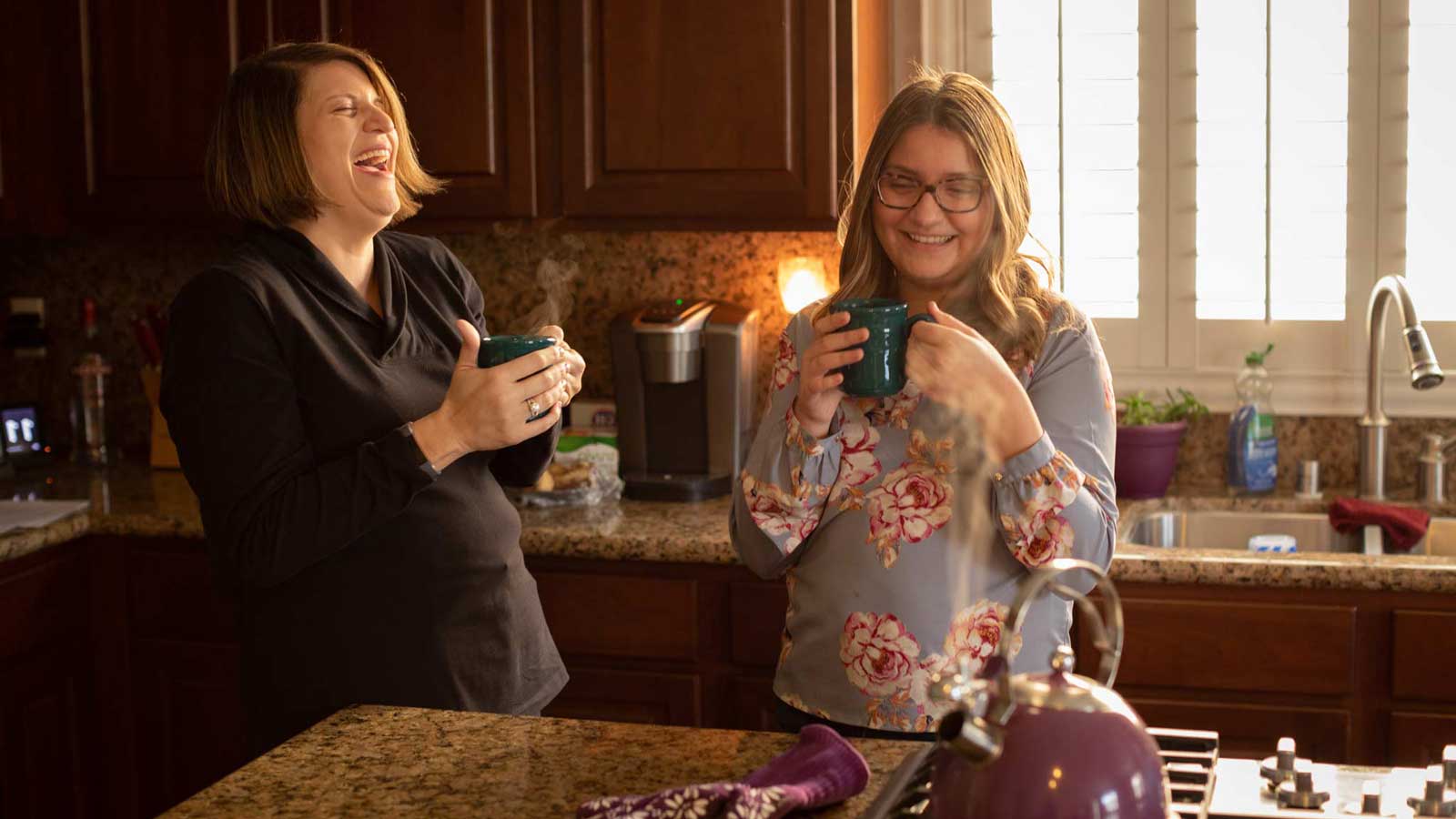 Patient Emily Bartko with Her Mom