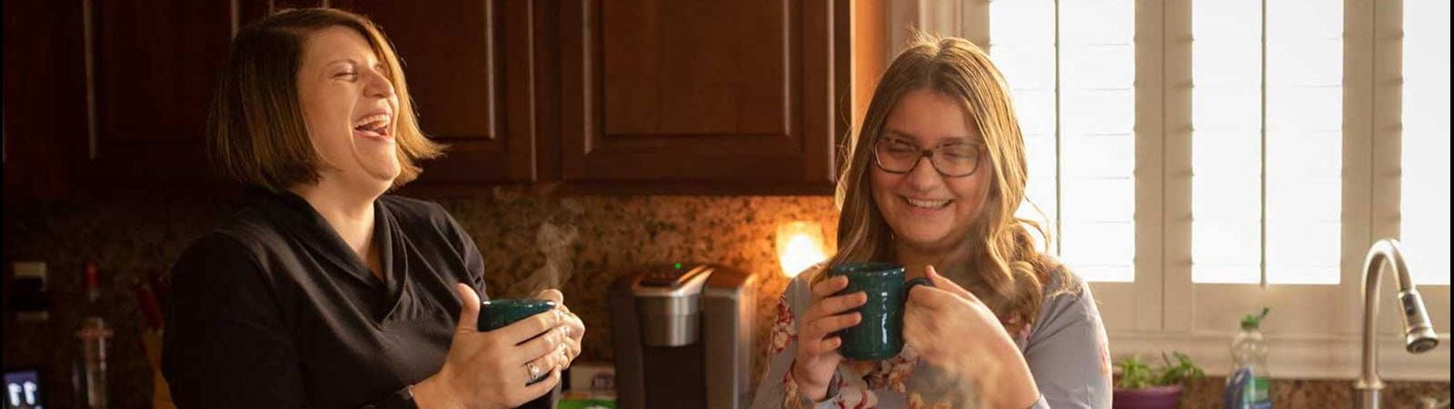Patient Emily Bartko with Her Mom