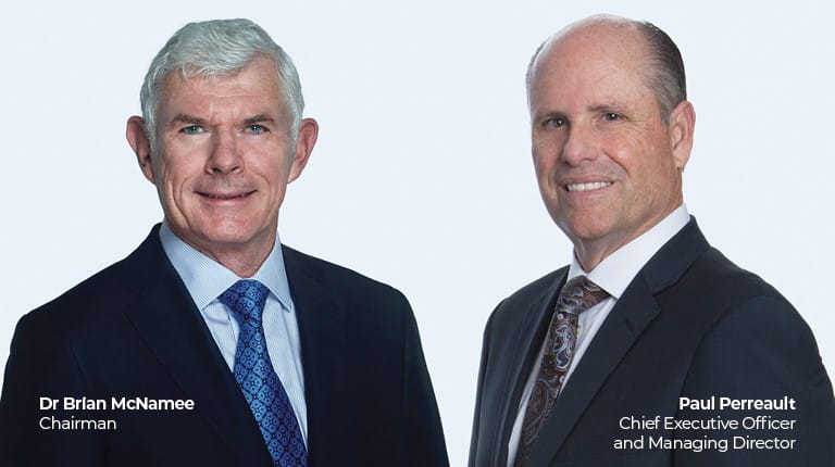 Image of Paul Perreault and Brian McNamee of CSL Limited
