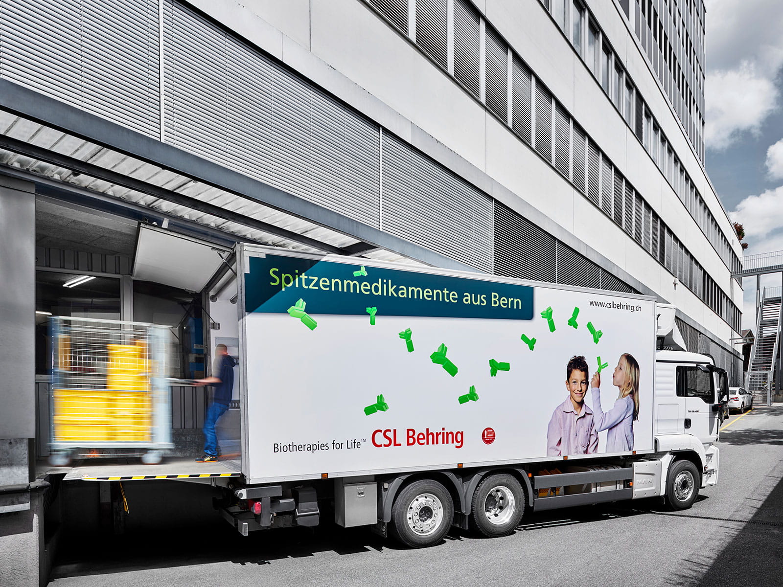 CSL Behring Bern truck 