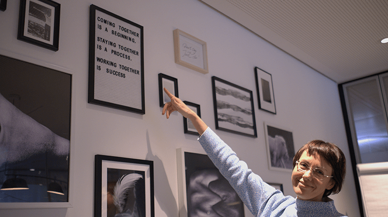 Picture of Olga Neumueller in an office setting