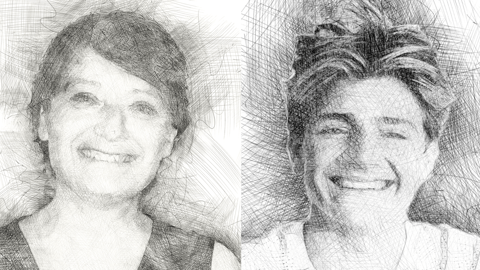 sketch of Lovexair Foundation leader Shane Fitch