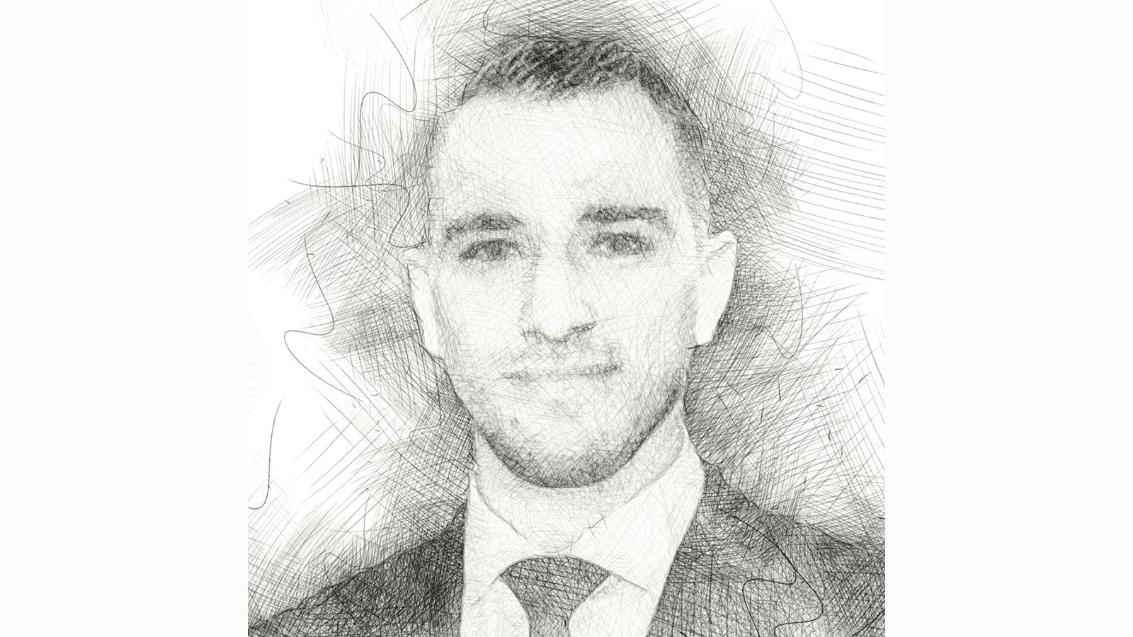 sketch of Uplifting Athletes leader Rob Long