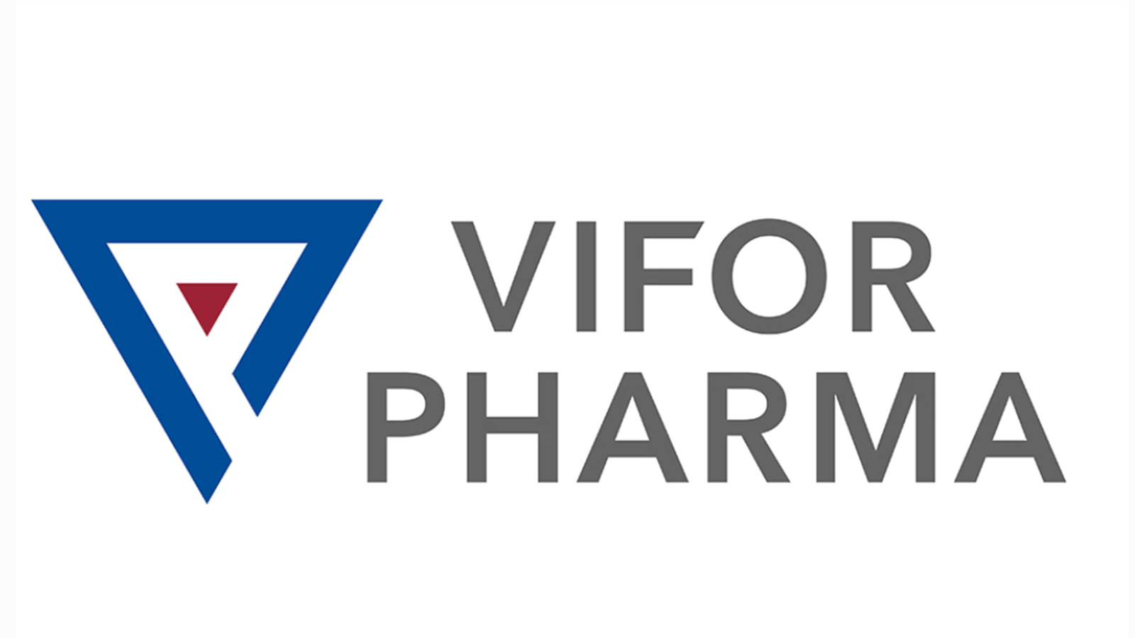 Vifor Pharma logo with blue inverted triangle