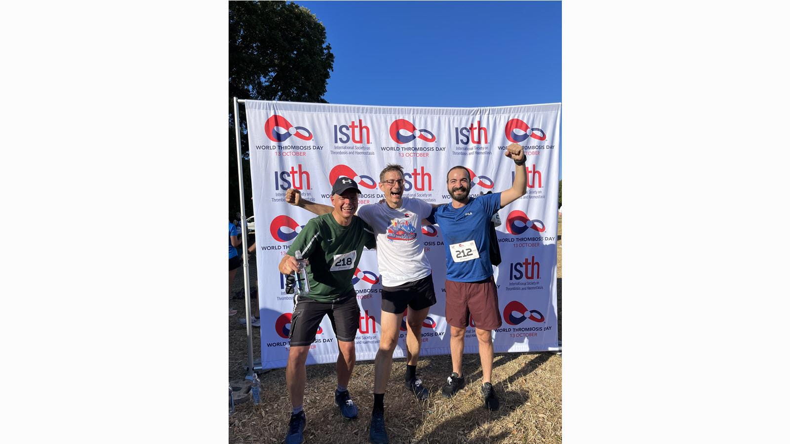 Ahmet Kalenderoglu, Senior Product Manager, Intercontinental Commercial Operations; Marino Bertapelle, Director, Hematology, Intercontinental Commercial Operations, and Bjoern Schaefer, Associate Director, Levante (Lebanon, Jordan, Iraq).