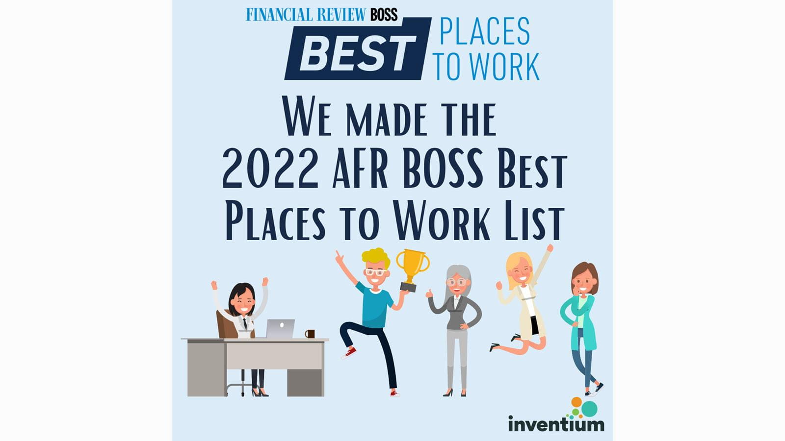 Australian Financial Review Best Places to Work 2022