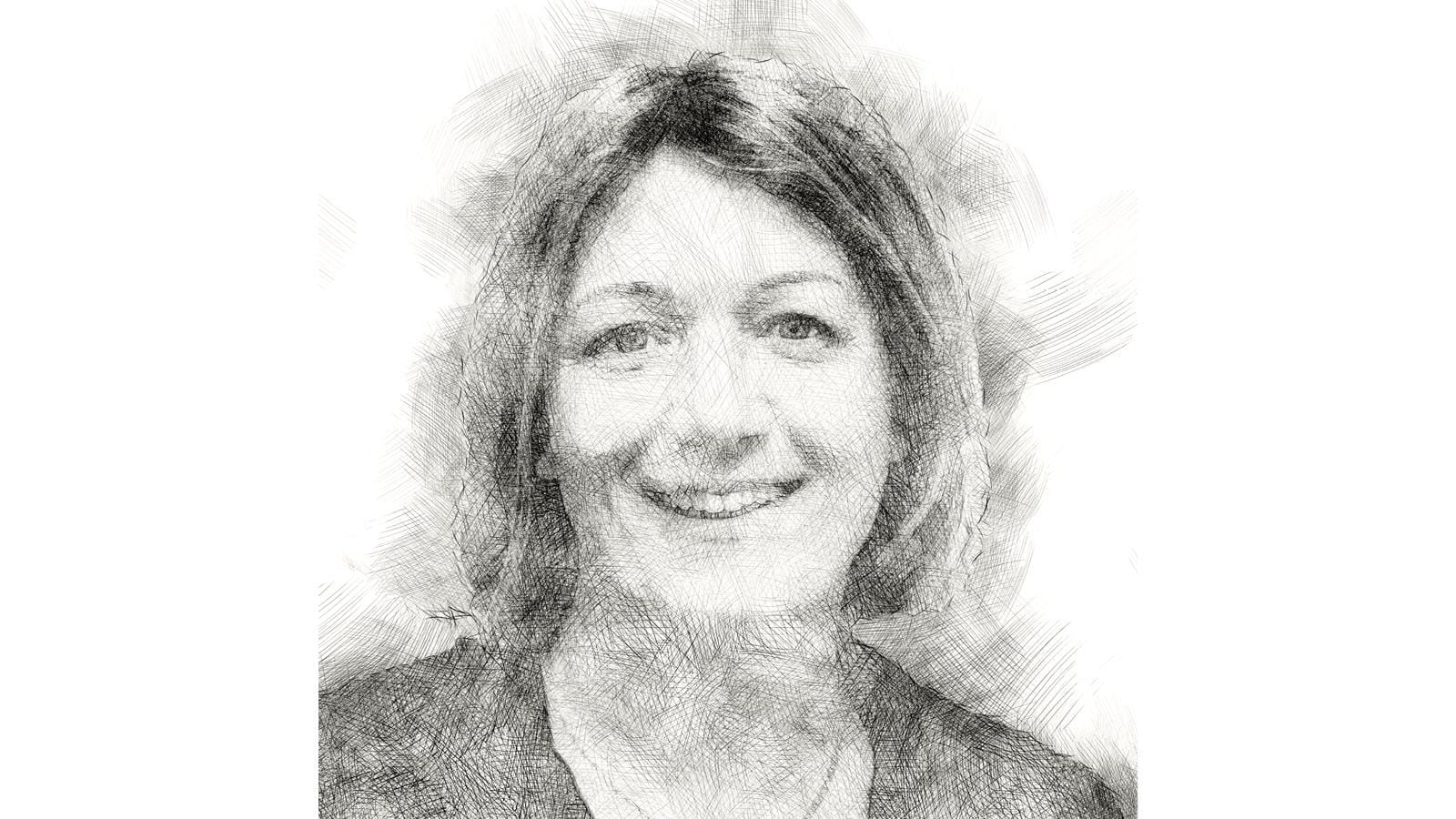 Sketch portrait of Alexandra Nagler of CSL Vifor