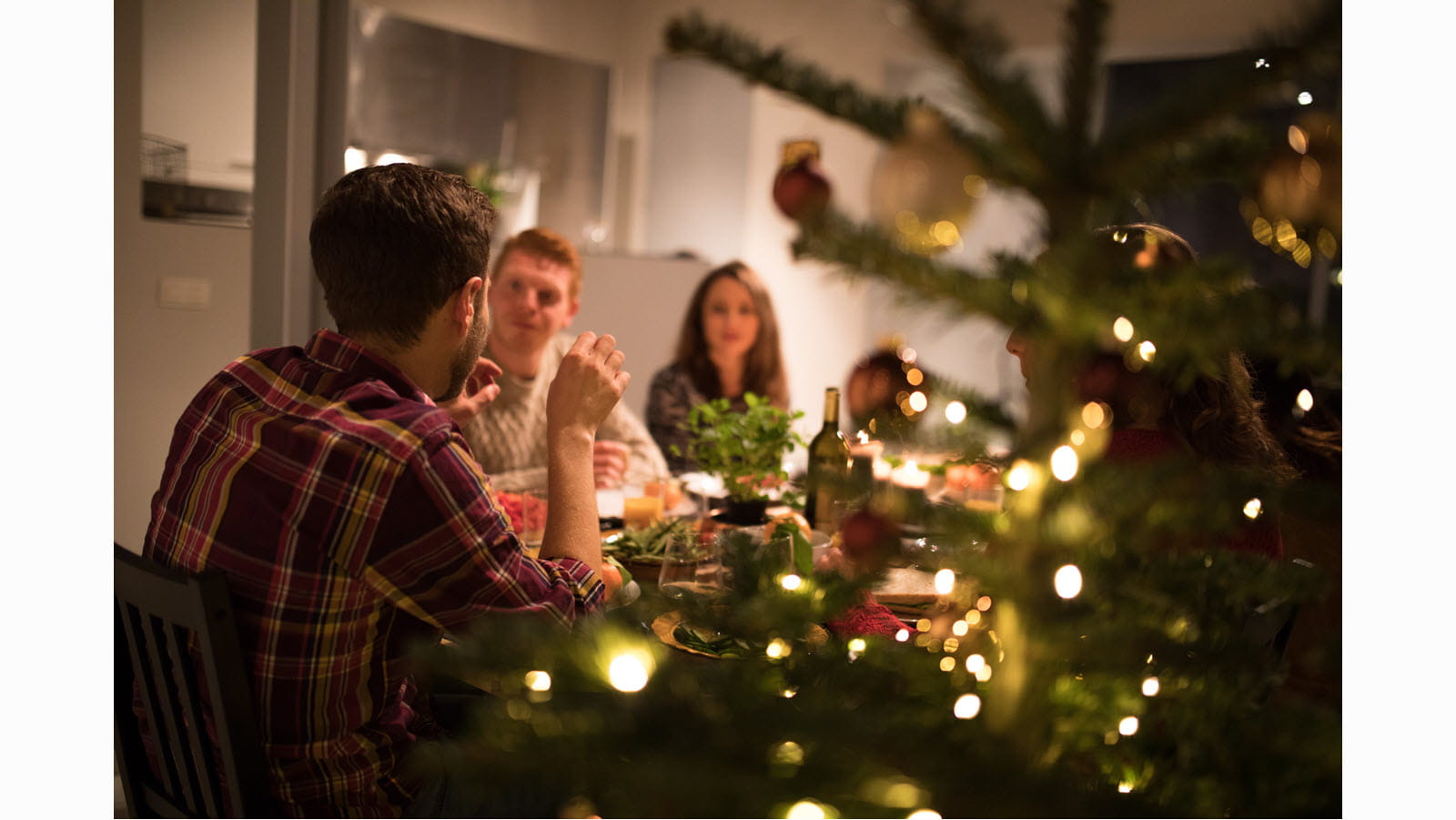 small holiday dinner party