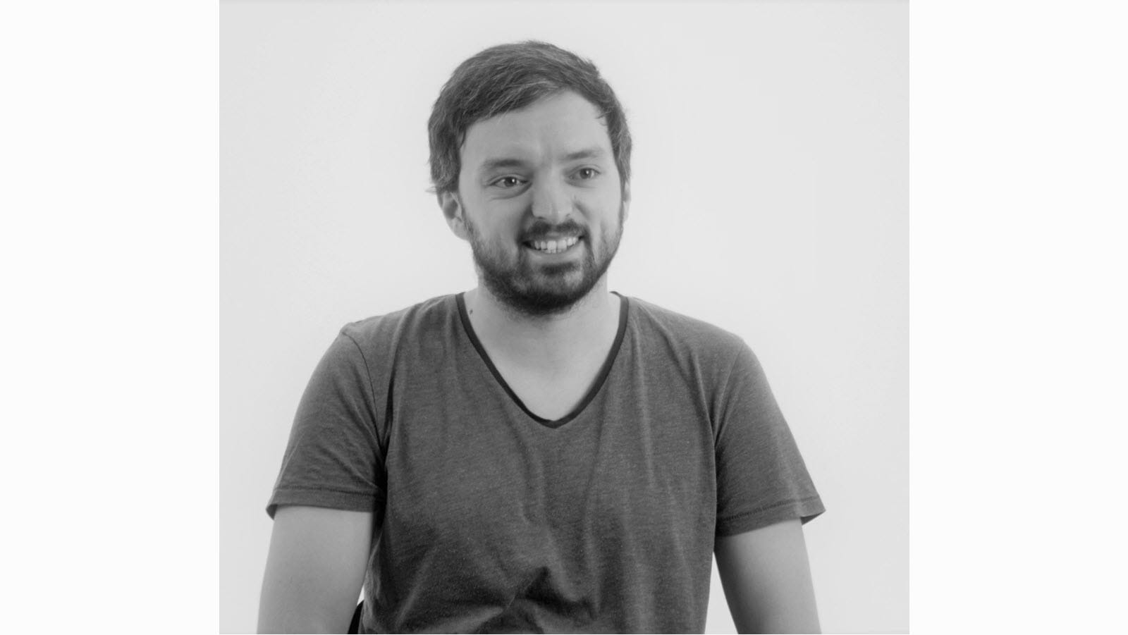 Lukas, a hemophilia patient, who shares his story in the Portraits of Progress exhibit