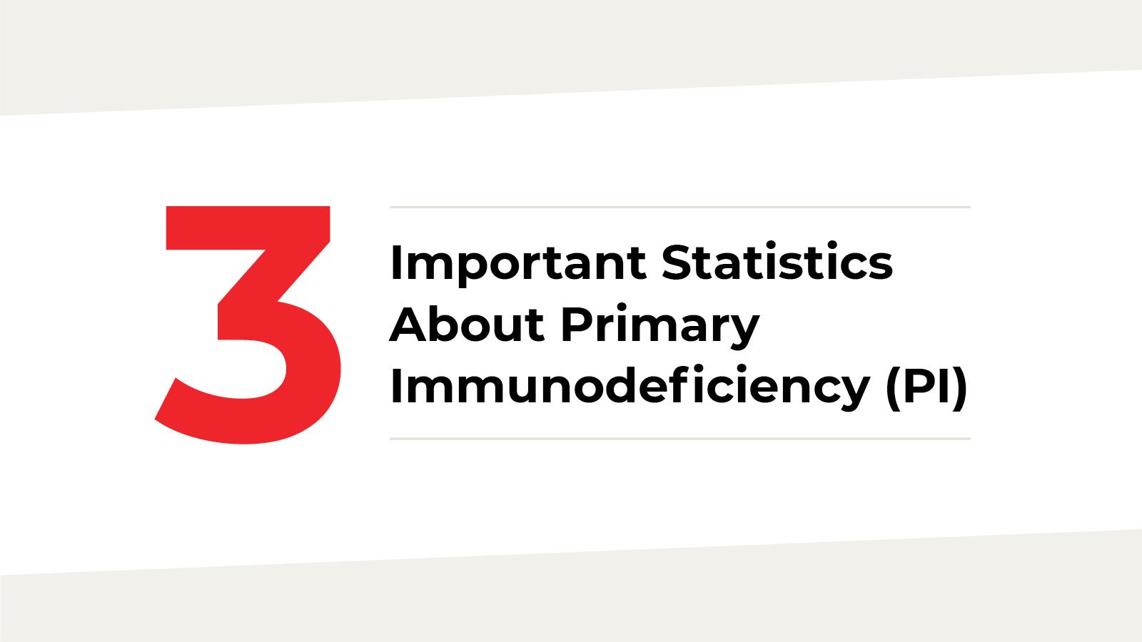 3 Important Statistics About Primary Immunodeficiency