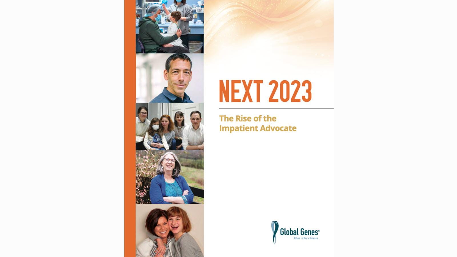 2023 Cover of Global Genes Next Report