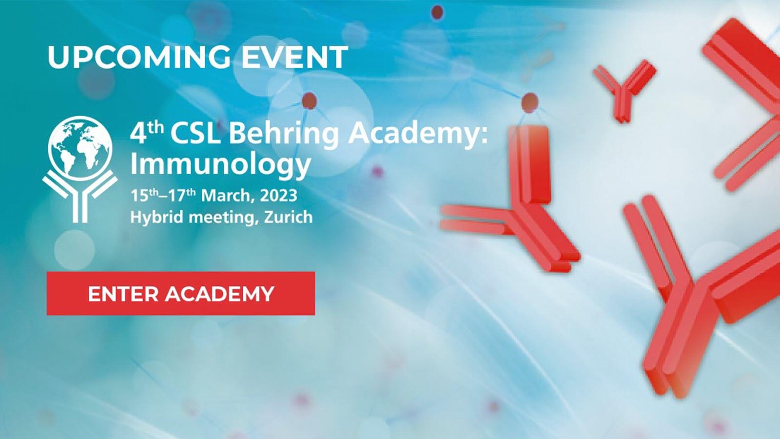 CSL Behring Academy Immunology