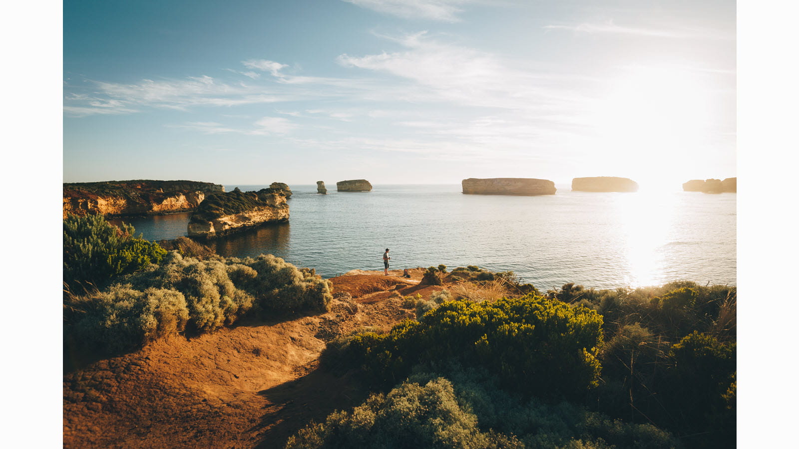 Australian landscape on the water
