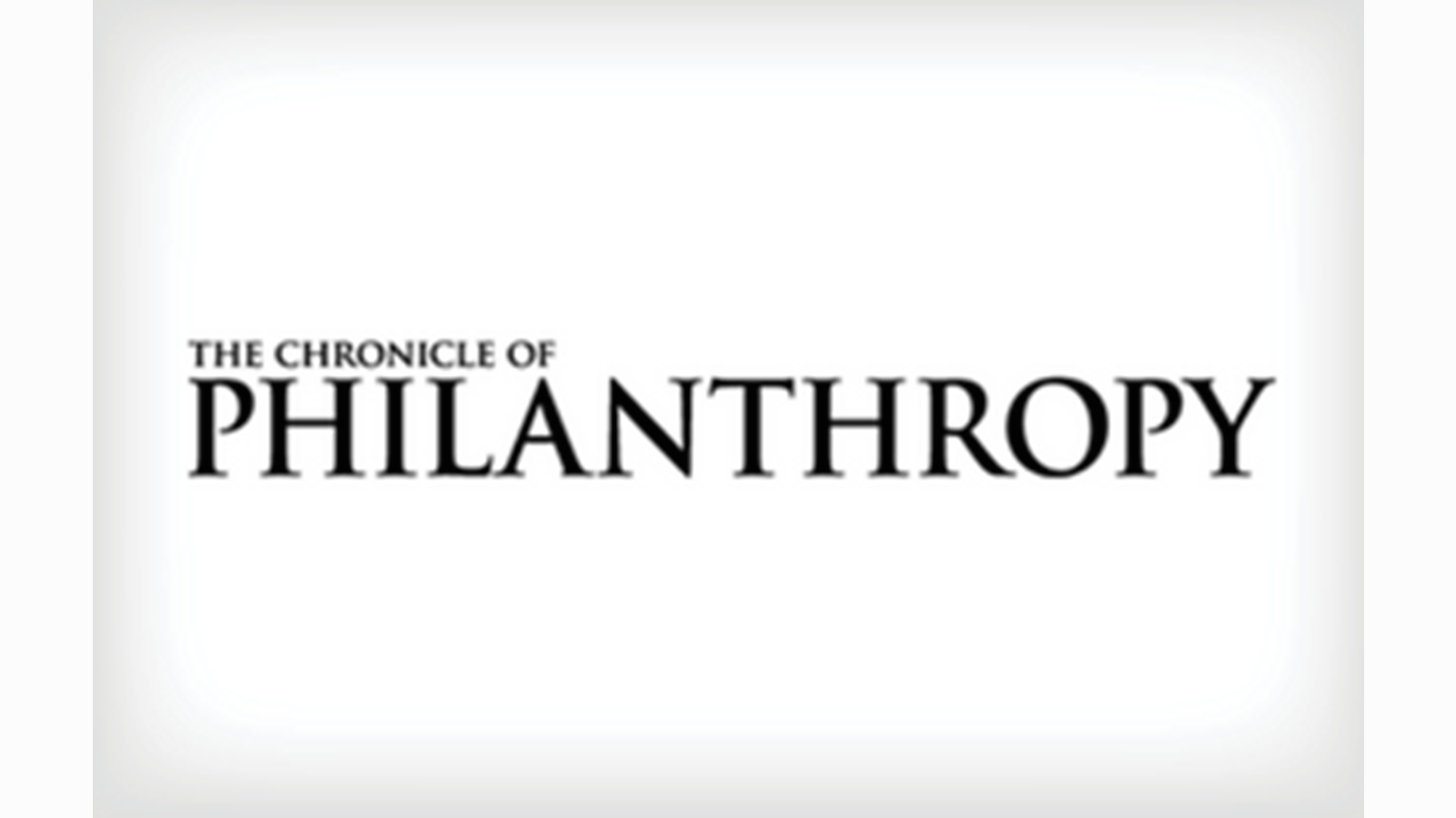Chronicle of Philanthropy logo