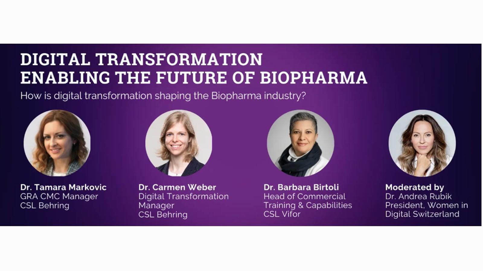 Digital Transformation panel featuring CSL leaders