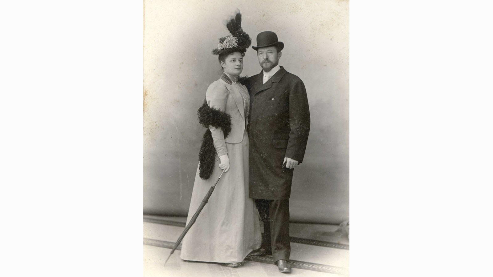 Emil von Behring and his wife Else