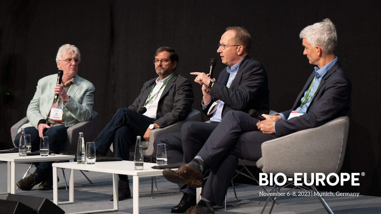 CSL's Lutz Bonacker speaks during a BIO EUROPE panel discussion.