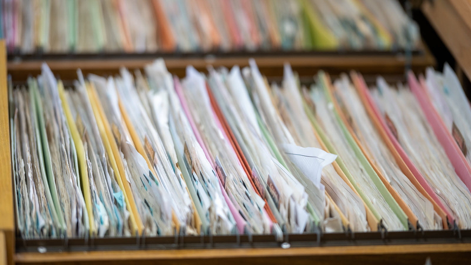 Example of a medical record organization system