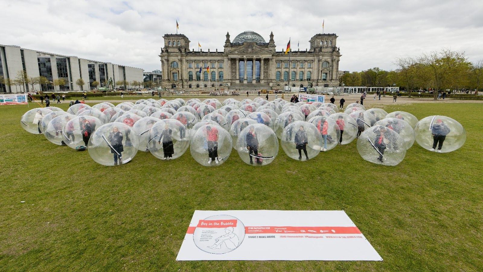 Simone Naruhn, Managing Director CSL Plasma Europe, joins Christian Wieszner, CSL Behring’s Vice President & General Manager for Germany, Austria and Emerging Europe, at the Berlin event.