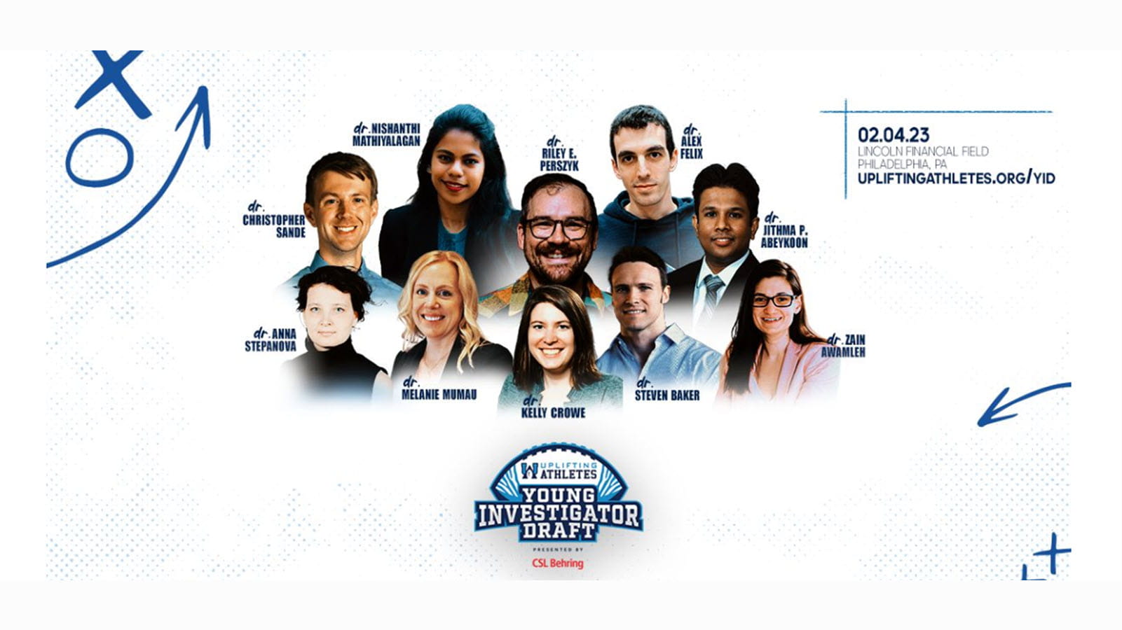 Uplifting Athletes 2023 Young Investigator Draft grant recipients