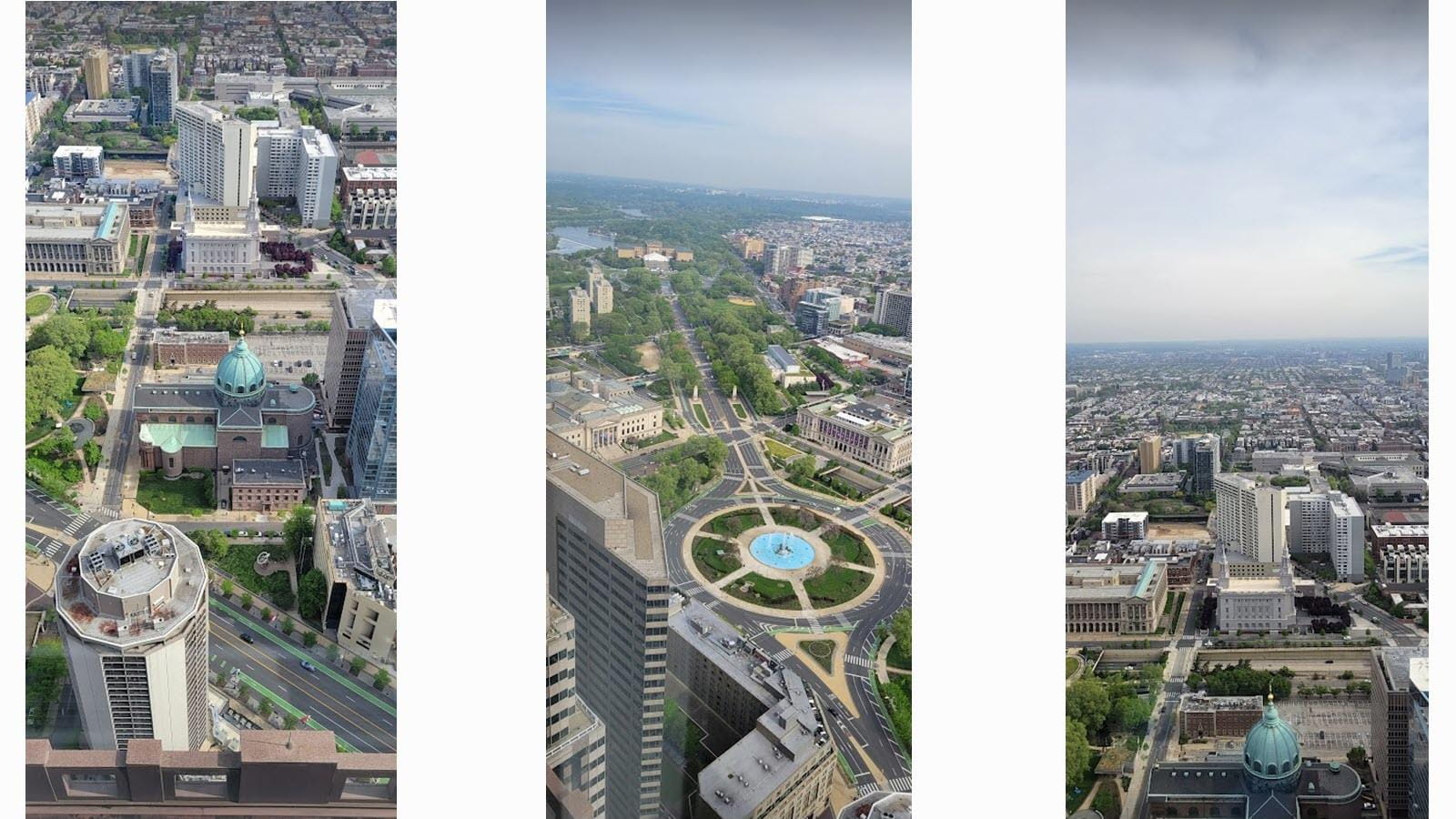 The view from the top of 3 Logan Square in Philadelphia