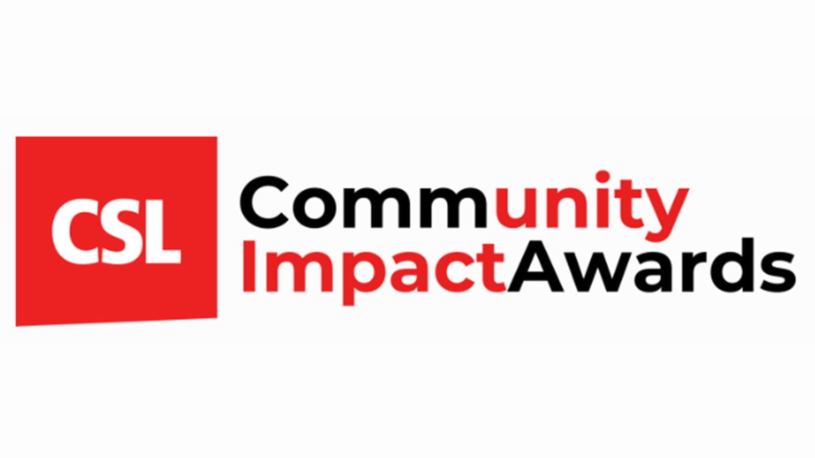 CSL Community Impact Awards logo