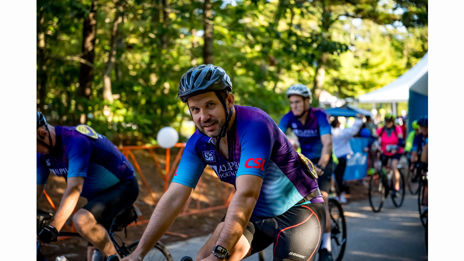 Tom Skiba, Associate Director Field and Channel Insights, sets out on the Escape to the Cape Bike Trek.