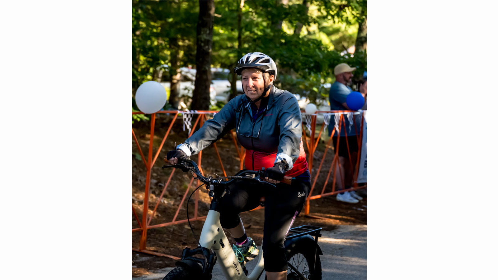 Dee, an Alpha-1 patient, rode 103 miles in this year’s bike trek. She’s committed to staying active despite her lung condition.