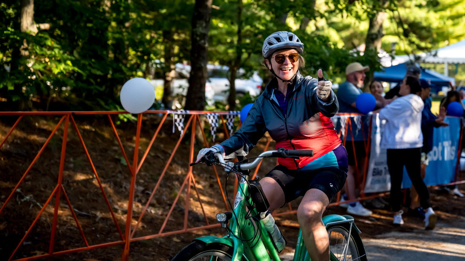 Linda Cornwell, a CSL Patient Engagement Associate, has participated in the bike trek for several years, supporting Dee, an Alpha-1 patient and fellow cyclist.