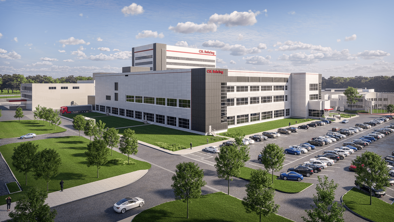 Artist's rendering of the CSL facility expansion in Kankakee, Illinois