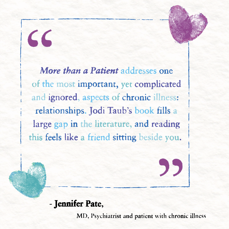 More Than A Patient Book Testimonial by Tracy Shaw