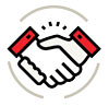 Shaking hands icon