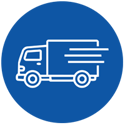 Icon graphic - box truck