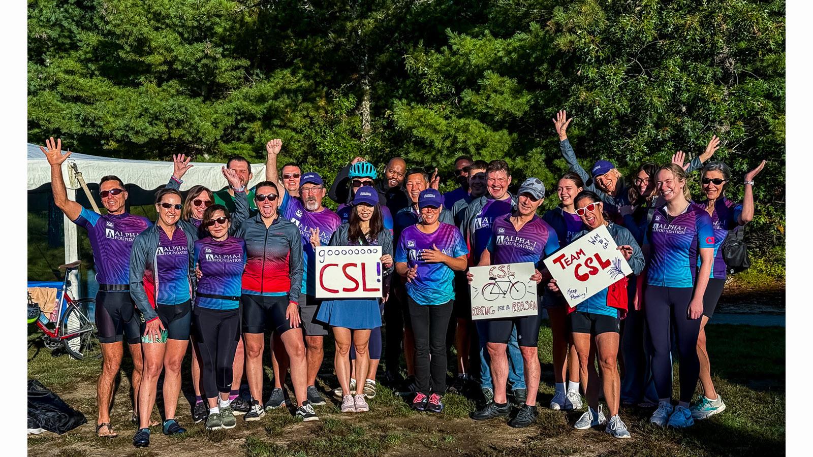 Team CSL participated in the 2025 Escape to the Cape Bike Trek in support of the Alpha-1 Antitrypsin Deficiency patient community.